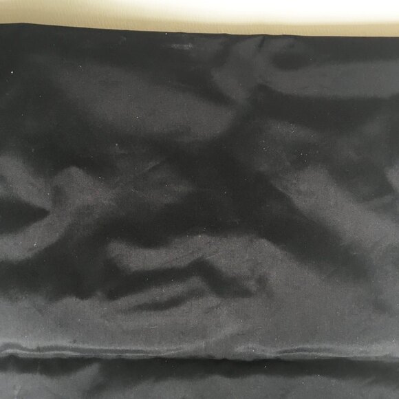 Black & Orange Knoll Logo Branded Nylon Zipper Pouch Travel Toiletry Bag - Picture 3 of 4